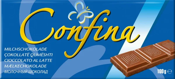 Null Confina Milchschokolade Vollmilch 20 X 100 G (2,0 Kg) 1