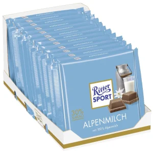Ritter Sport Alpenmilch Schokolade 12 X 100 G (1,2 Kg) 19