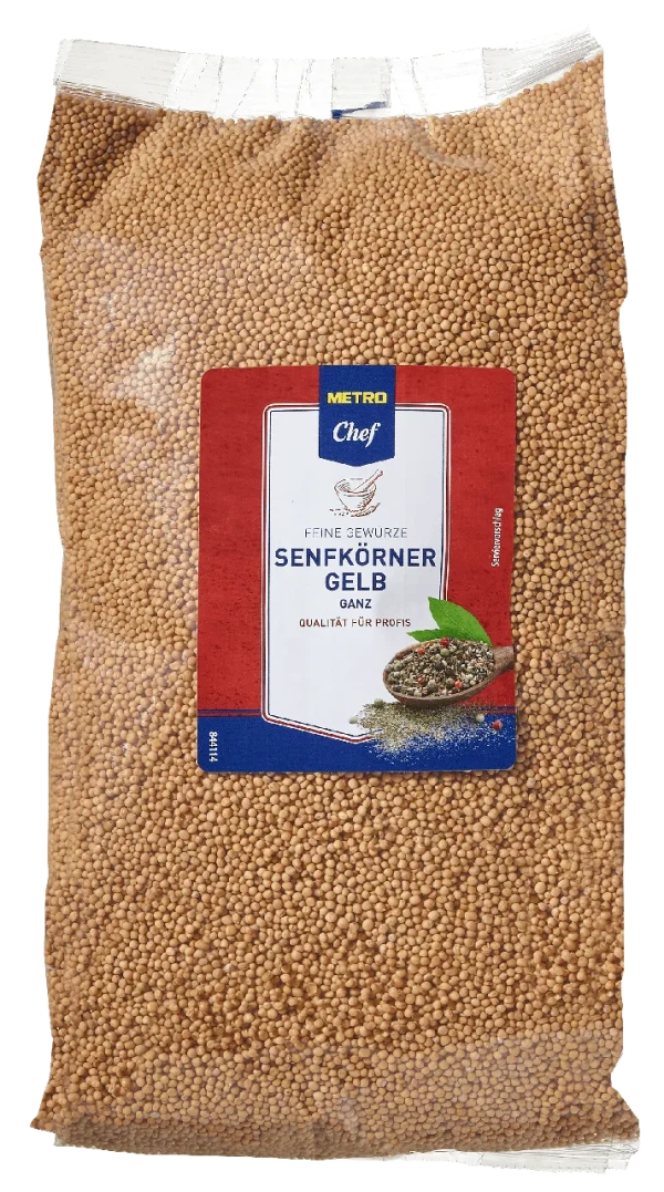 Metro-chef METRO Chef Senfkörner Gelb Ganz (1,33 Kg) 1