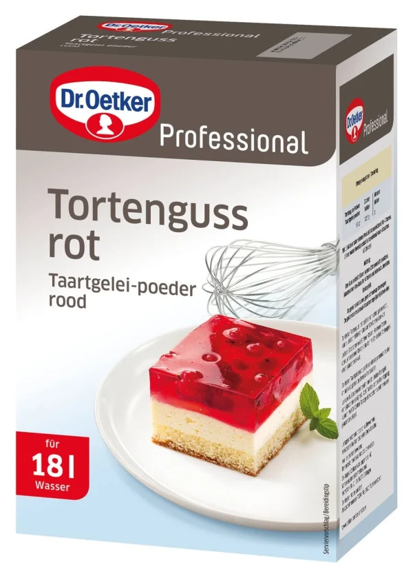Dr. Oetker Professional Tortenguß Rot (1 Kg) 5