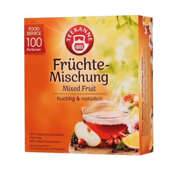 Teekanne Früchtetee Ingwer Lemon Food Service 80 Teebeutel (120g) 4