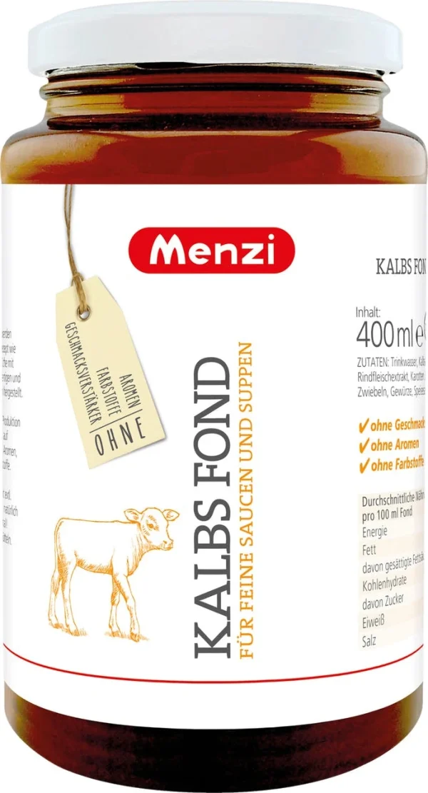 Menzi Kalbs Fond 6 X 400 Ml (2,4 L) 1