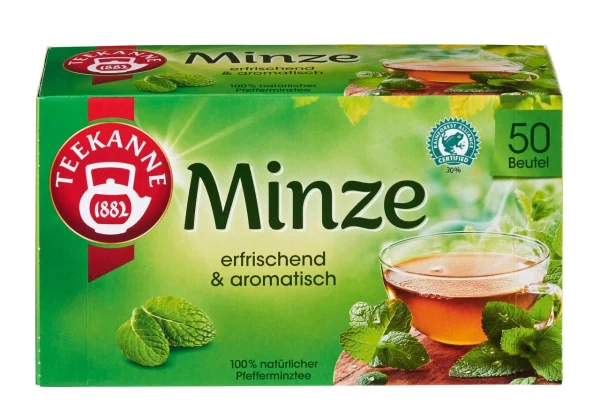 Teekanne Kräutertee Minze 50 Teebeutel (112,5g) 1