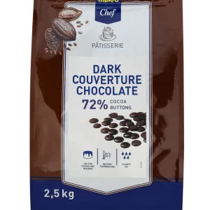 Metro-chef METRO Chef Kuvertüre Buttons Weiße Schokolade (2,5 Kg) 15