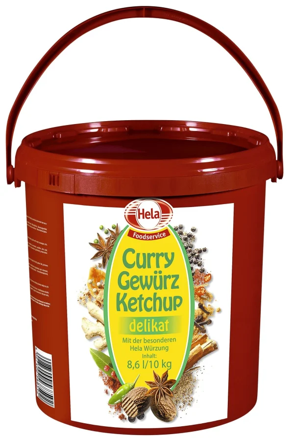 Hela Curry Gewürz Ketchup Scharf (10 Kg) 3