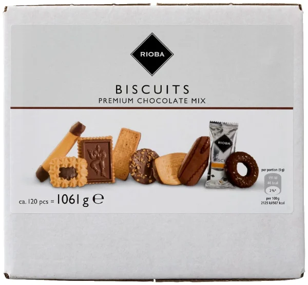 Rioba Kekse Premium Cookie Mischung 144 Portionen (1,1 Kg) 3