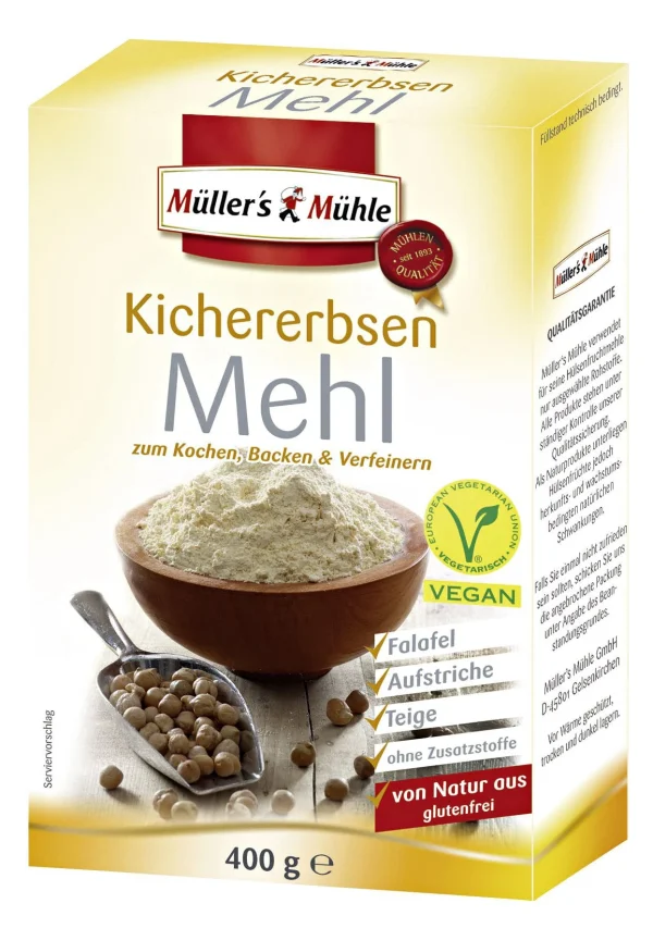 Muller-s-muhle Müller´s Mühle Kichererbsen-Mehl (400 G) 3