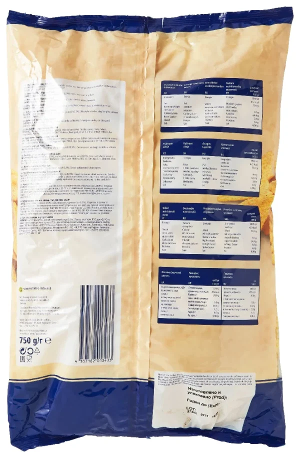 Metro-chef Metro Chef Tortilla Chips Mild (750 G) 6