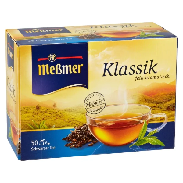 Meßmer Schwarztee Klassik 50 Teebeutel (87,5 G) 1