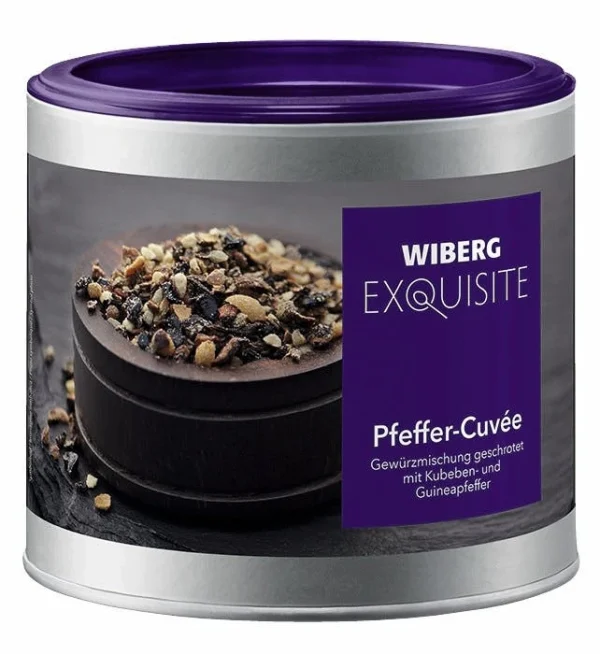 WIBERG Exquisite Pfeffer-Cuvée, Gewürzmischung Geschrotet Mit Kubeben- Und Guineapfeffer (240g) 1