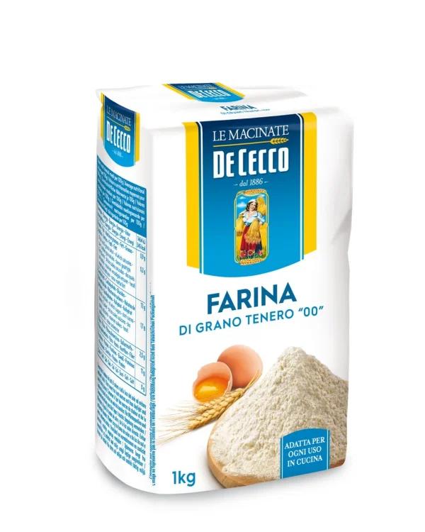 De Cecco Weizenmehl Farina Di Grano Tenero Type 00 (1 Kg) 1