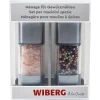 WIBERG Menage Mit Salz- Und Pfeffermühle Menage Aus Rostfreiem Edelstahl Und ABS Kunststoff (205 G) 25