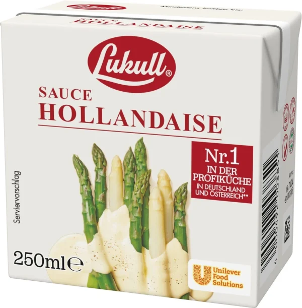 Lukull Sauce Hollandaise 52% Fett (250 Ml) 1