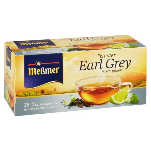 Meßmer Schwarztee Earl Grey 25 Teebeutel (44 G) 1