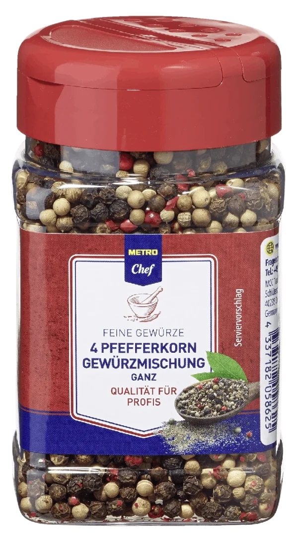 Metro-chef METRO Chef 4 Pfeffer Gewürzmischung Ganz (150 G) 1