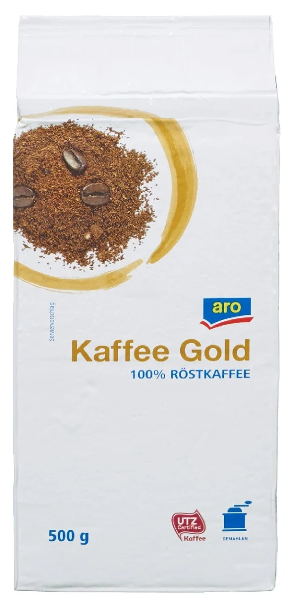 Aro Gemahlener Kaffee Gold (500 G) 1