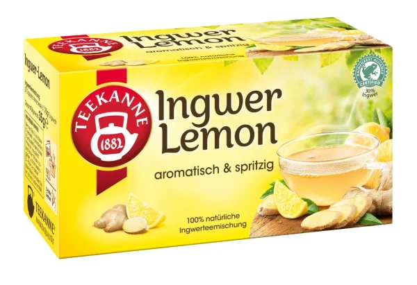 Teekanne Kräutertee Ingwer-Lemon 20 Teebeutel (35 G) 7