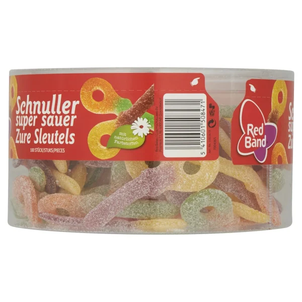 Red Band Fruchtgummi Schnuller Super Sauer 100 Portionen (1,2 Kg) 8