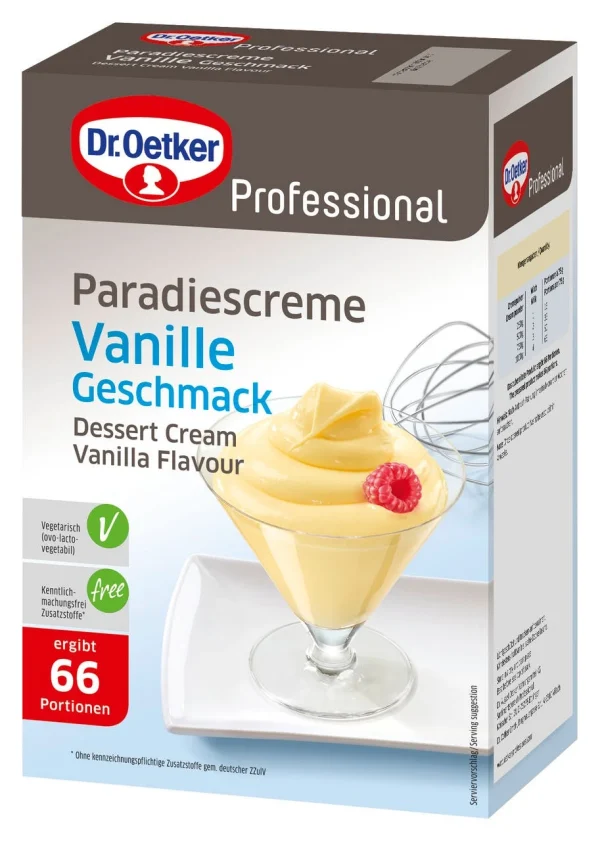 Dr. Oetker Professional Paradiescreme Vanille (1 Kg) 1