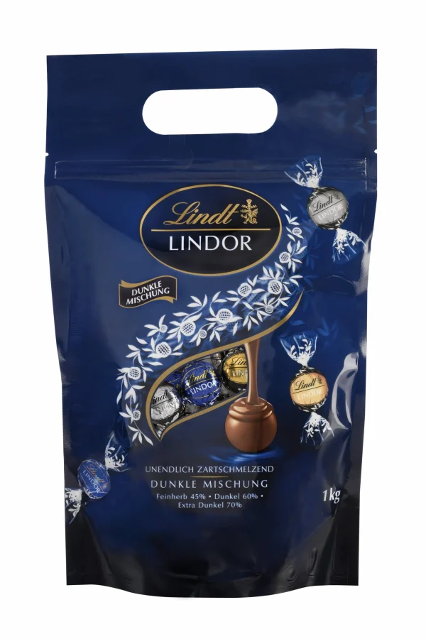 Lindt LINDOR Schokoladenkugel Beutel Mischung 80 X 12,5 G (1 Kg) 5