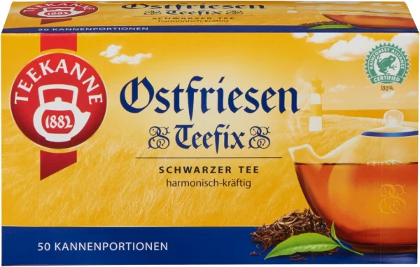 Teekanne Swarztee Ostfriesen Teefix 50 Kannenportionen (140g) 7