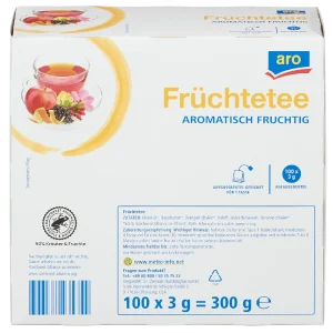 Aro Tee Früchte 100 Portionen X 3 G (100 G) 19