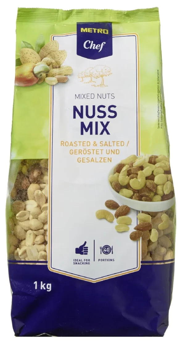 Metro-chef Metro Chef Nuss Mix Geröstet & Gesalzen (1 Kg) 1