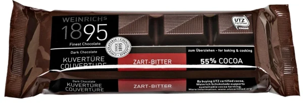 Weinrich Kuvertüre Weiße Schokolade 28 % Kakaogehalt (200 G) 6