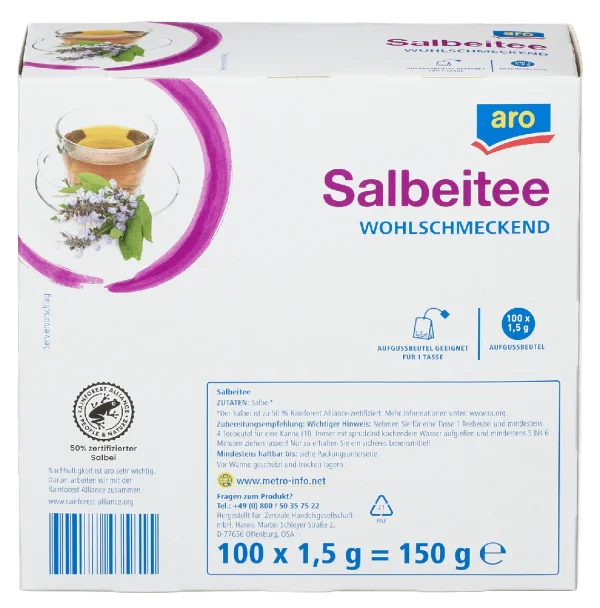 Aro Tee Salbei 100 X 1,5 G (150 G) 8