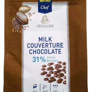 Metro-chef METRO Chef Kuvertüre Buttons Weiße Schokolade (2,5 Kg) 11