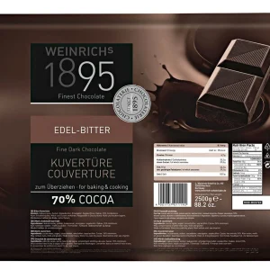 Weinrich Kuvertüre Vollmilch 38% Kakaogehalt (2,5 Kg) 11