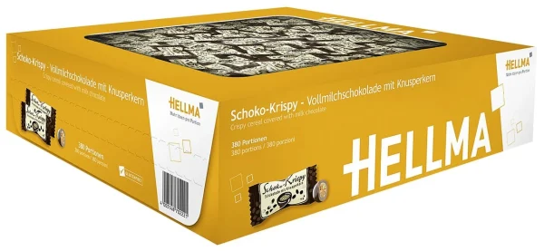 Hellma Schokoladengebäck Schoko-Krispy 380 Portionen X 1,1 G (418 G) 7