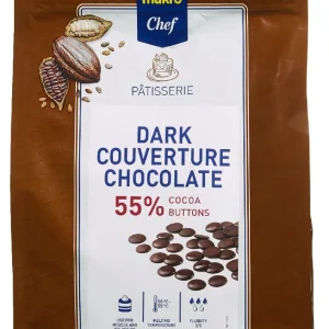 Metro-chef METRO Chef Kuvertüre Buttons Dunkle Schokolade (2,5 Kg) 11