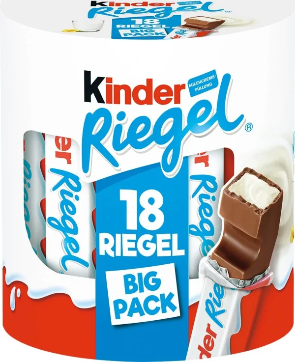 Kinder Schokoladenriegel 18 Riegel (378 G) 1