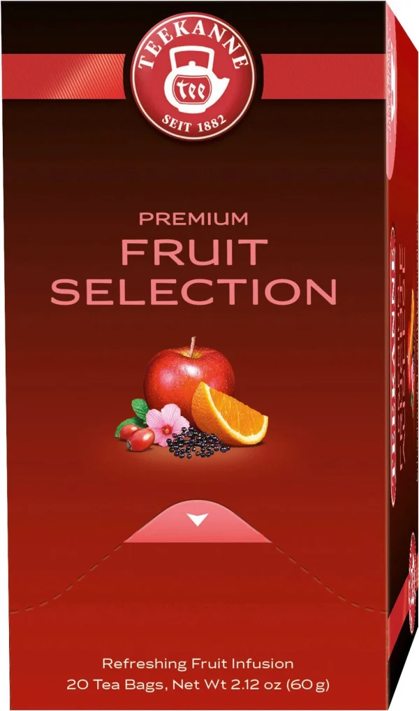 Teekanne Früchtetee Premium Fruit Selection 20 Teebeutel (60 G) 1