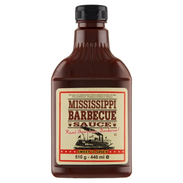 Mississippi Barbecue Sauce Sweet´n Spicy (510 G) 1